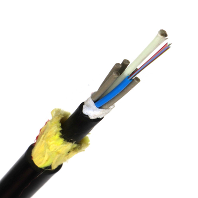 Metalik Olmayan 200M Span ADSS Fiber Optik Kablo 144 Çekirdek Tek Mod